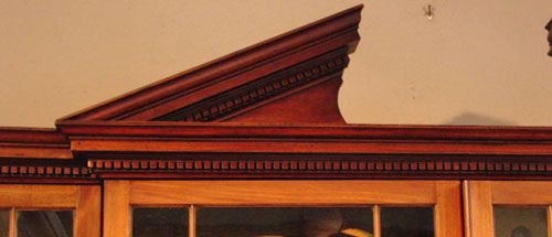 18th c. English Mahogany Breakfront / Bookcase - 2