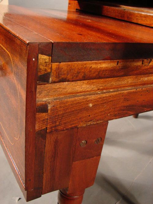 Antique Mahogany Library / Bed Step Stand 19th c. - 5