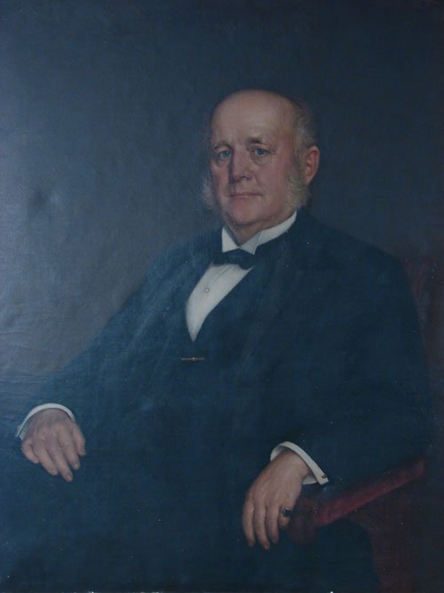 ANTIQUE OIL PAINTING PORTRAIT Signed M B RAY