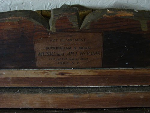 ANTIQUE OIL PAINTING PORTRAIT Signed M B RAY - 9