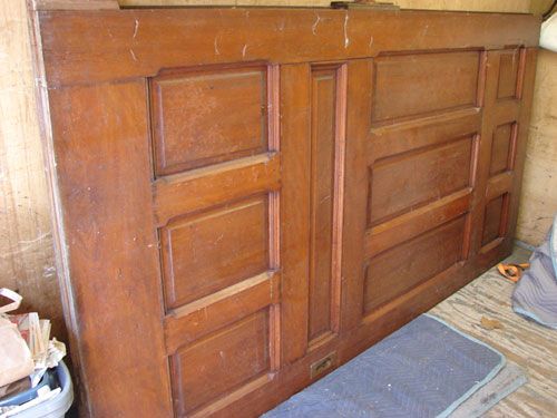 Pair of Victorian Walnut Pocket Doors