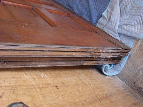 Pair of Victorian Walnut Pocket Doors - 5
