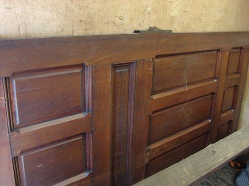 Pair of Victorian Walnut Pocket Doors - 7