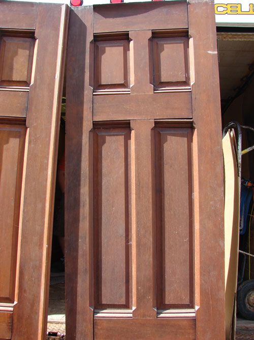 Set of Double Parlor Doors, Victorian Walnut - 4