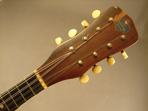 T.B. & Co Sterling Barrel Back Mandolin. Slight c - 2