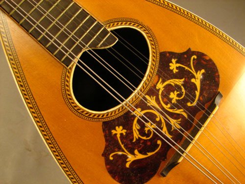 T.B. & Co Sterling Barrel Back Mandolin. Slight c - 4