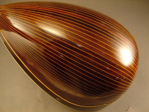 T.B. & Co Sterling Barrel Back Mandolin. Slight c - 5