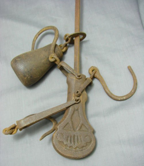 Antique Iron Steelyard Balance Scale. 16" - 3