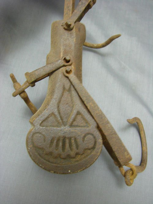 Antique Iron Steelyard Balance Scale. 16" - 4