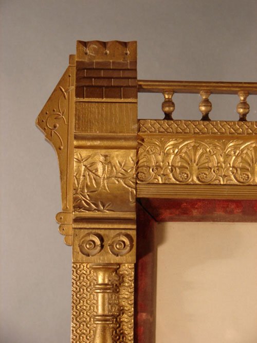 American Aesthetic Period Moulded Gesso & Turned - 5