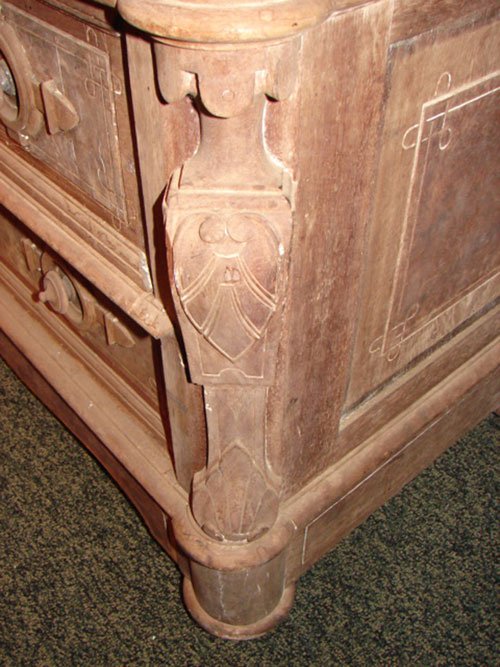 Victorian Renaissance Revival Walnut Sideboard wi - 3