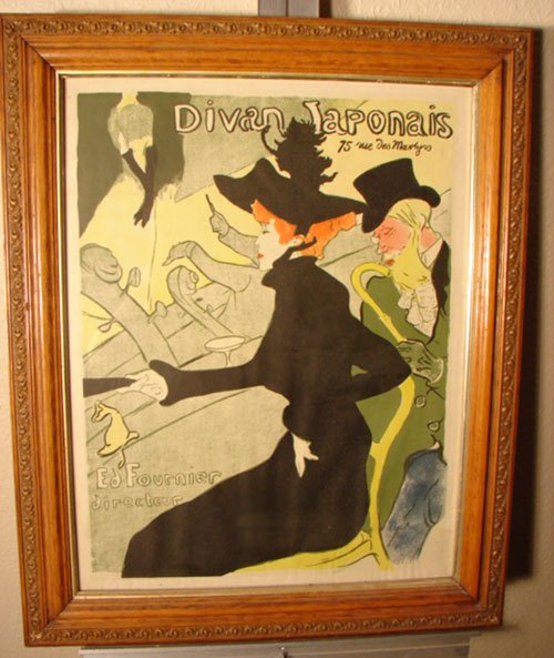 Toulouse Lautrec Vintage Reproduction Print. Anti - 2