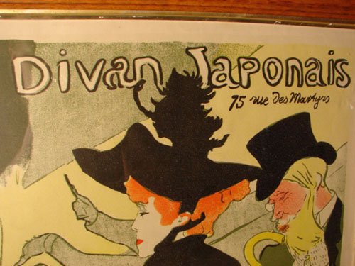Toulouse Lautrec Vintage Reproduction Print. Anti - 3