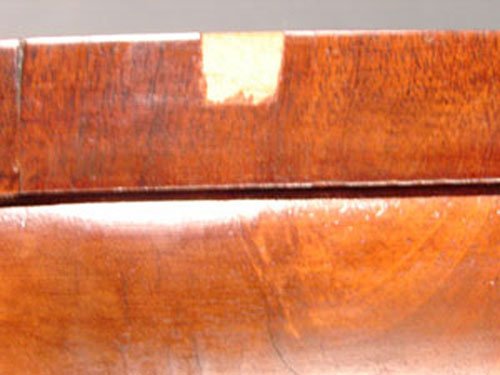 Antique American Empire Ogee Hanging Mirror, crot - 4