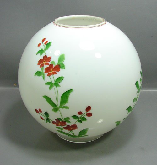 Antique Gone with the Wind Shade, Ball type GWW w