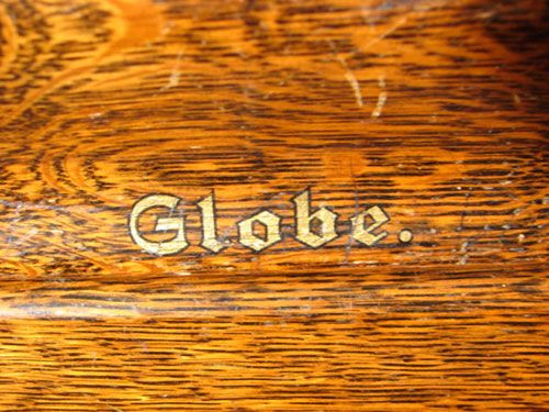 Globe Arts & Crafts Quarter Sawn Oak File Cabinet - 3