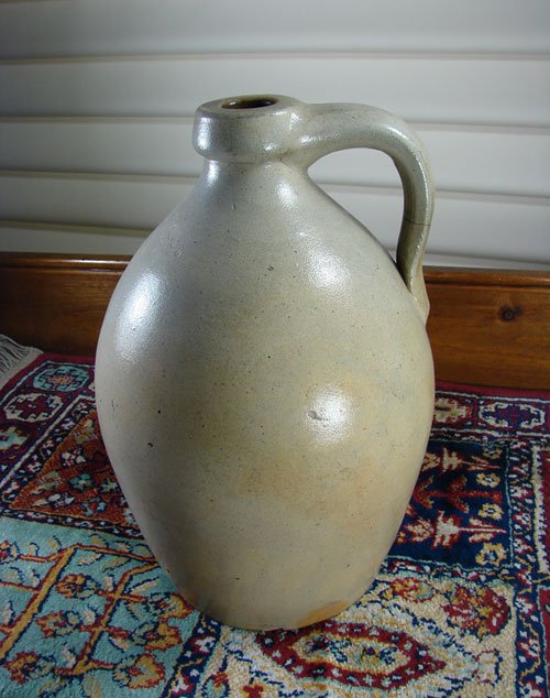 Antique Stoneware Jug. N. Clark, Rochester. Tight ha - 2