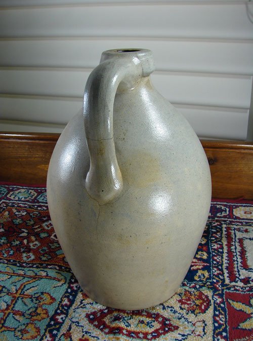 Antique Stoneware Jug. N. Clark, Rochester. Tight ha - 3