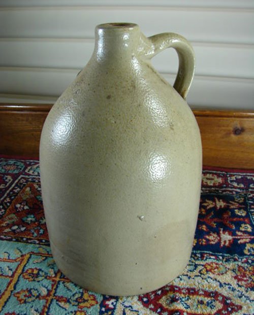 J. Fisher Lyons 1 Gallon Antique Stoneware Jug. Meas - 2