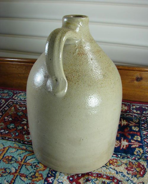 J. Fisher Lyons 1 Gallon Antique Stoneware Jug. Meas - 3