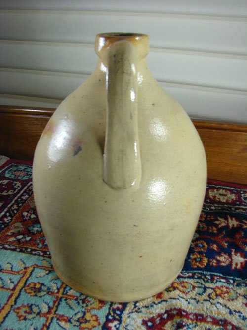 Lyons Signed 1 Gallon Stoneware Jug. 10 1/2" h x 6 1 - 4