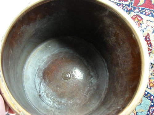 Antique stoneware Crock, 2 gallon with cobalt blue n - 3