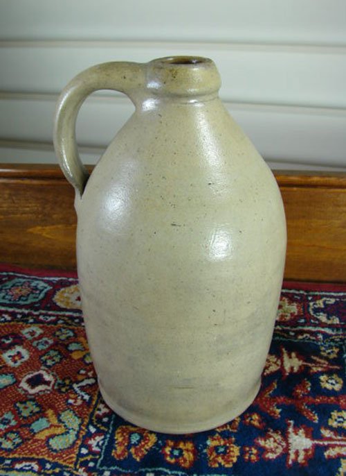 Antique Stoneware Jug. approximately 1/2 gallon. 9