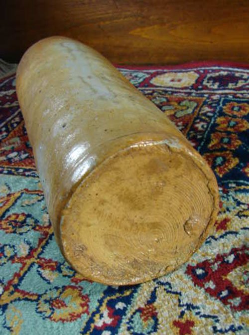 Antique Stoneware Bottle with applied handle. Marke - 5