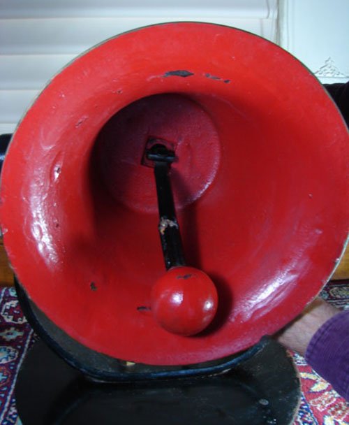 Antique Railroad / Ship Bell. Fine antique brass be - 3