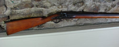 Retland Signed Antique Percussion Rifle. Wood refin - 2