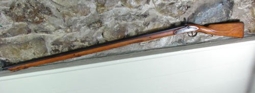 Retland Signed Antique Percussion Rifle. Wood refin - 4
