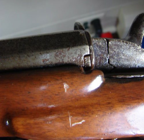 Antique Marlin Firearms Octagon Barrel Rifle with B