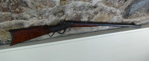 Antique Marlin Firearms Octagon Barrel Rifle with B - 2