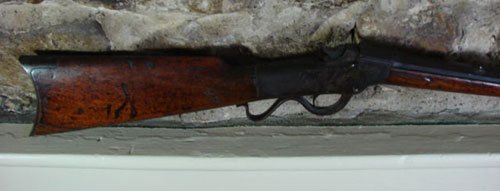 Antique Marlin Firearms Octagon Barrel Rifle with B - 3