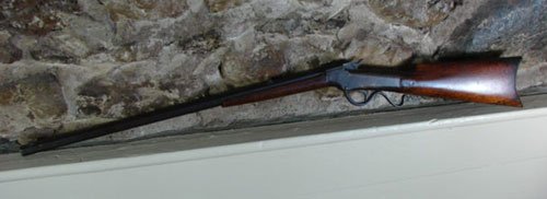 Antique Marlin Firearms Octagon Barrel Rifle with B - 4
