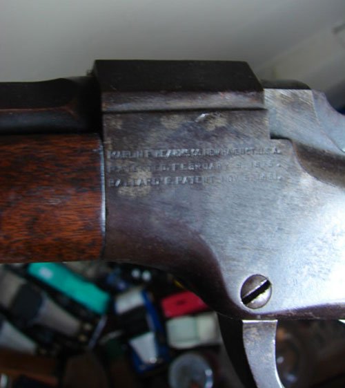 Antique Marlin Firearms Octagon Barrel Rifle with B - 5