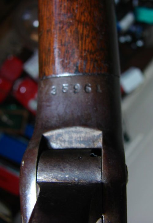 Antique Marlin Firearms Octagon Barrel Rifle with B - 6