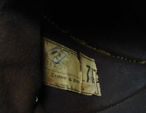 Antique Cairns Leather Firemen's Helmet. Maker unkn - 5