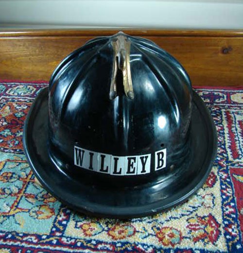 Cairns Vintage Firemen's Helmet. 6 1/2" h x 14" lon - 6