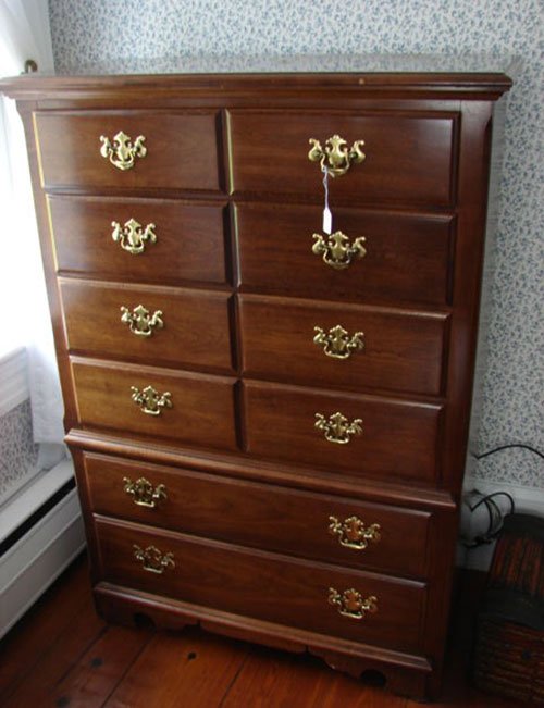 Thomasville Cherry Six Drawer Tall Chest. 54 1/4"