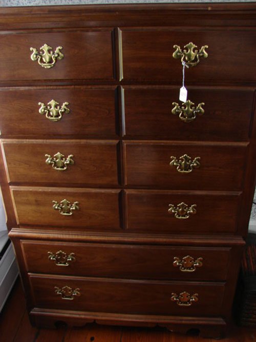 Thomasville Cherry Six Drawer Tall Chest. 54 1/4" - 2