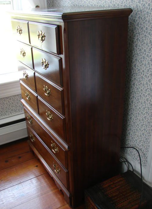 Thomasville Cherry Six Drawer Tall Chest. 54 1/4" - 4