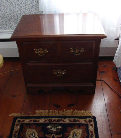 Thomasville Cherry Two Drawer Night Stand. 23 1/2"