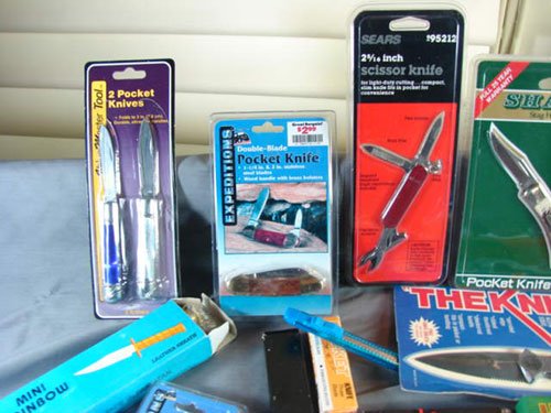Lot 32 Knives. Swiss army style, hunting, Pocket k - 2