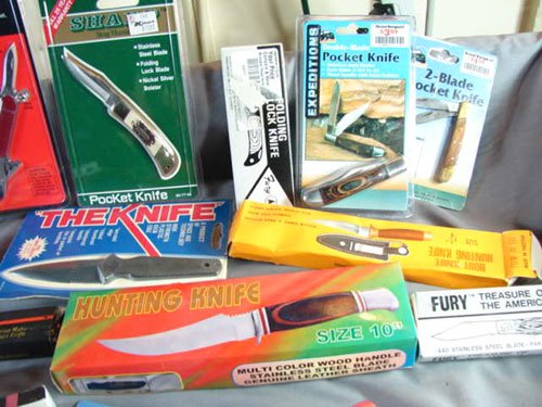 Lot 32 Knives. Swiss army style, hunting, Pocket k - 4