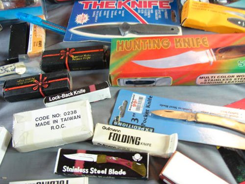 Lot 32 Knives. Swiss army style, hunting, Pocket k - 5