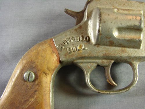Buffalo Bill Vintage Cap Gun Pistol with Holster. - 2