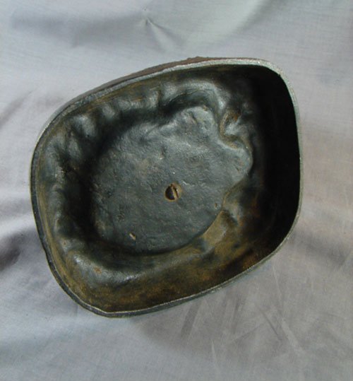 Antique Cast Iron Puppy Dog Bank. Note the bumbleb - 3