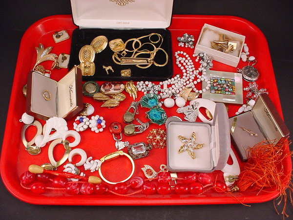 Large lot of Costume Jewelry including 3 "Krementz