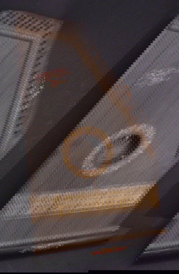 4316 "S. Nace" Zither "Bavarian Harp" made in Philadel